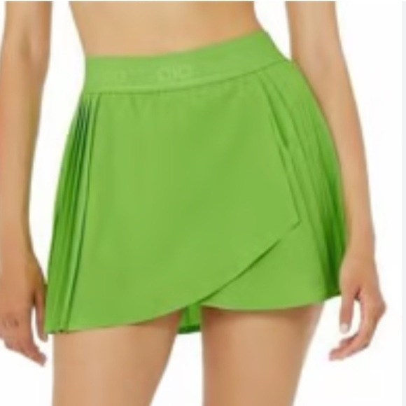 ALO Yoga Lime Green Mini Skirt - Picture 6 of 12